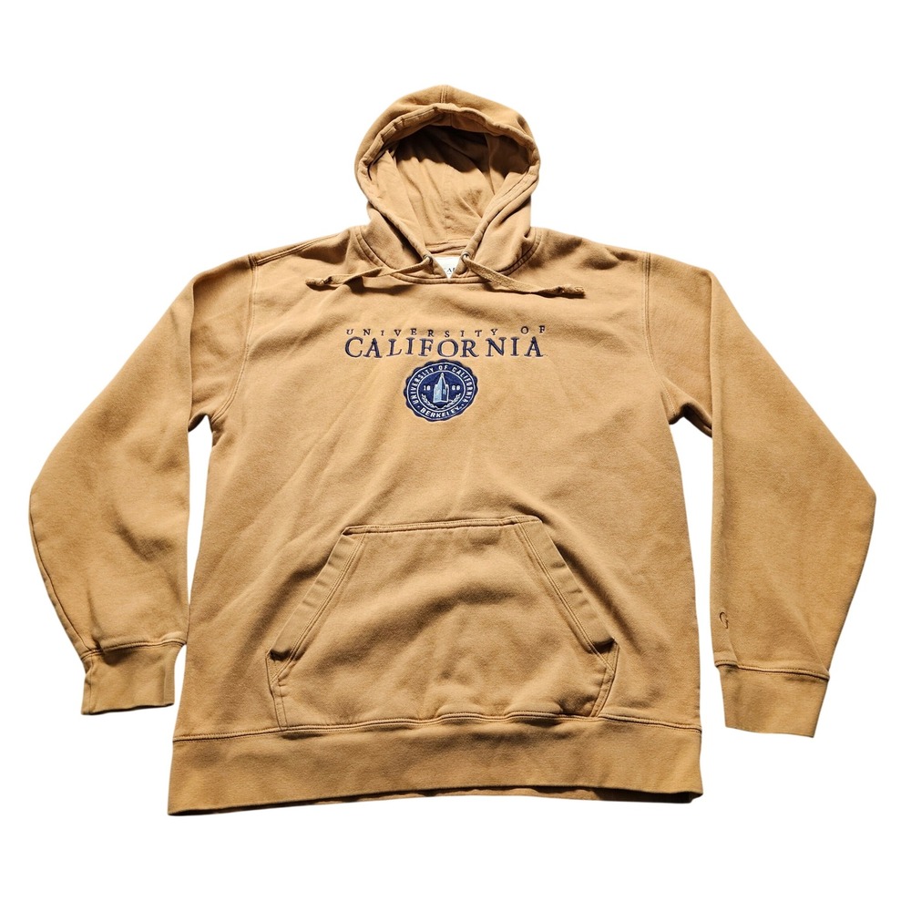 UC Berkeley Gear For Sports Hoodie Large Tan NCAA University California Pullover